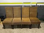 4 chaises en rotin, Maison & Meubles, Enlèvement, Comme neuf, Osier ou Rotin, Quatre