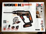 WORX - Marteau perforateur sans fil H3 WX 394.3 NEUF, Ophalen of Verzenden, Nieuw, Boor- en/of Breekhamer