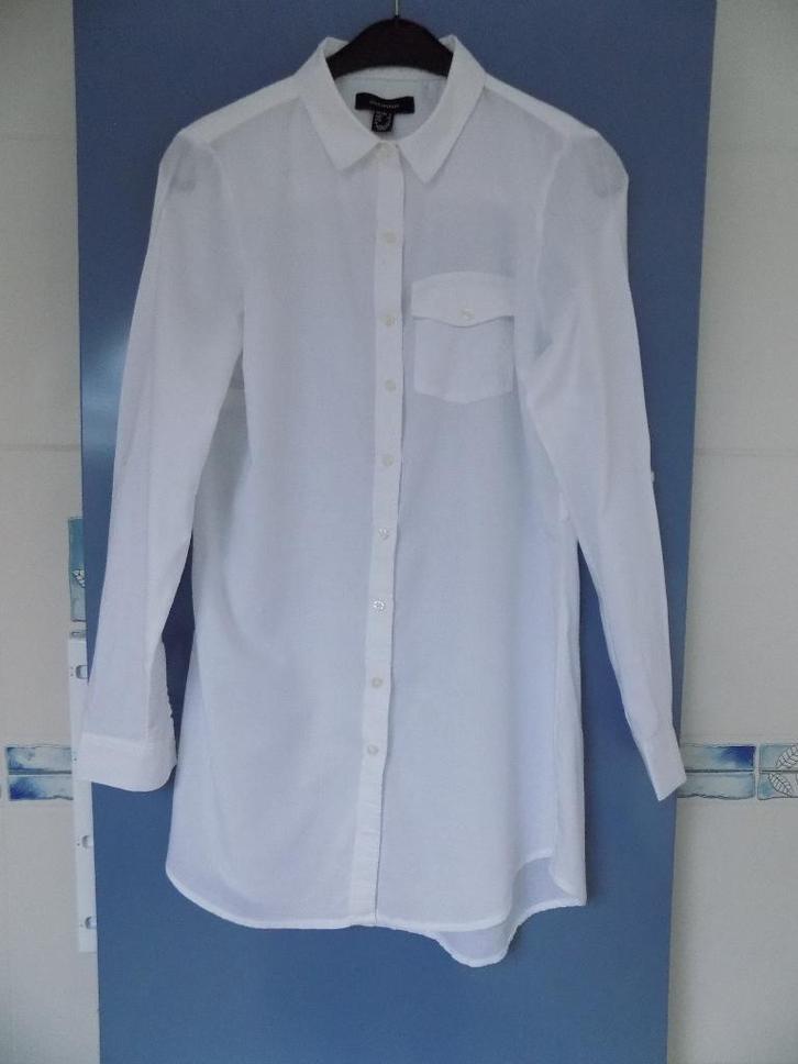 Chemise blanche longues manches, Vêtements | Hommes, Chemises, Neuf, Tour de cou 38 (S) ou plus petit, Blanc, Enlèvement