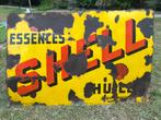 Plaque emaillee reclame bord email Shell huile oil olie 1928, Ophalen