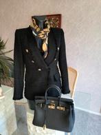 Jolie veste blazer Zara noire neuve avec ét. T M style Chane, Kleding | Dames, Jassen | Zomer, Verzenden, Nieuw, Zwart