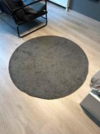 Tapis IKEA gris foncé 130x130cm, Ophalen, Rond, Zo goed als nieuw, Grijs