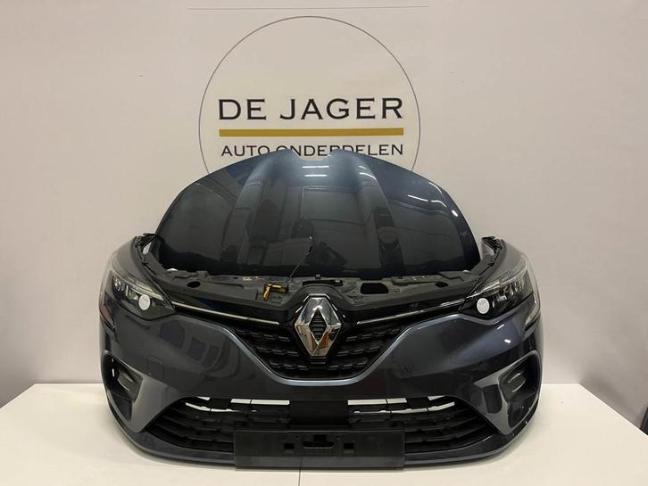 RENAULT CLIO 5 VOORKOP BUMPER MOTORKAP KOPLAMPEN 2019-, Auto-onderdelen, Carrosserie, Motorkap, Renault, Voor, Gebruikt
