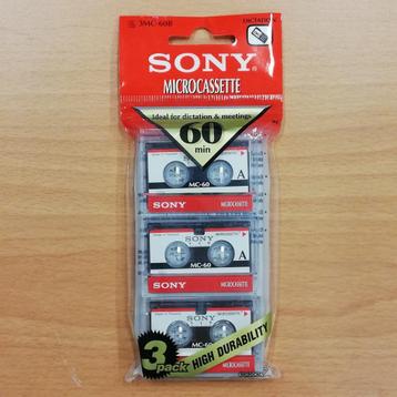 Mini cassette Sony 3MC-60B beschikbaar voor biedingen