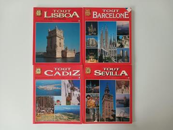 4 guides TOUT : LisboA BarcelonE CadiZ SevillA (en français) beschikbaar voor biedingen