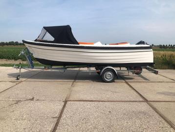Gentle 535 Sloep met Mercury F20 ELPT EFI en 750kg trailer, 3 à 6 mètres, Enlèvement, Utilisé, Moteur hors-bord