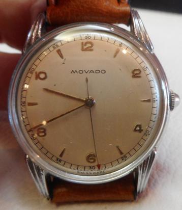 42) Movado mécanique rare années 40 vintage beschikbaar voor biedingen