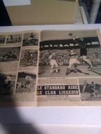 Ancien poster foot belge 'standart 1950, Collections, Enlèvement ou Envoi, Utilisé, Affiche, Image ou Autocollant