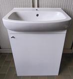 Nieuwe witte Badkamerkast met wastafel van ikea 54x40x98cm, Huis en Inrichting, Badkamer | Badkamermeubels, Ophalen, Nieuw, 50 tot 100 cm