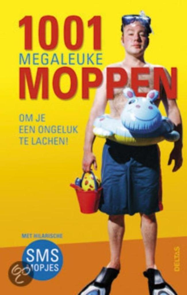 boek: 1001 megaleuke moppen, Boeken, Humor, Zo goed als nieuw, Moppen, Ophalen of Verzenden