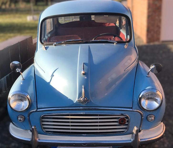 Morris Minor, Auto's, Oldtimers, Particulier, Overige merken, Benzine, Berline, 2 deurs, Handgeschakeld, Blauw, Overige kleuren