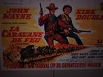 Filmposter The war wagon, Verzamelen, Gebruikt, Rechthoekig Liggend, Ophalen of Verzenden, A1 t/m A3