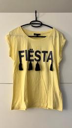 Groggy geel T-shirt met fiesta en flosjes, Vêtements | Femmes, T-shirts, Manches courtes, Groggy by JBC, Comme neuf, Taille 34 (XS) ou plus petite
