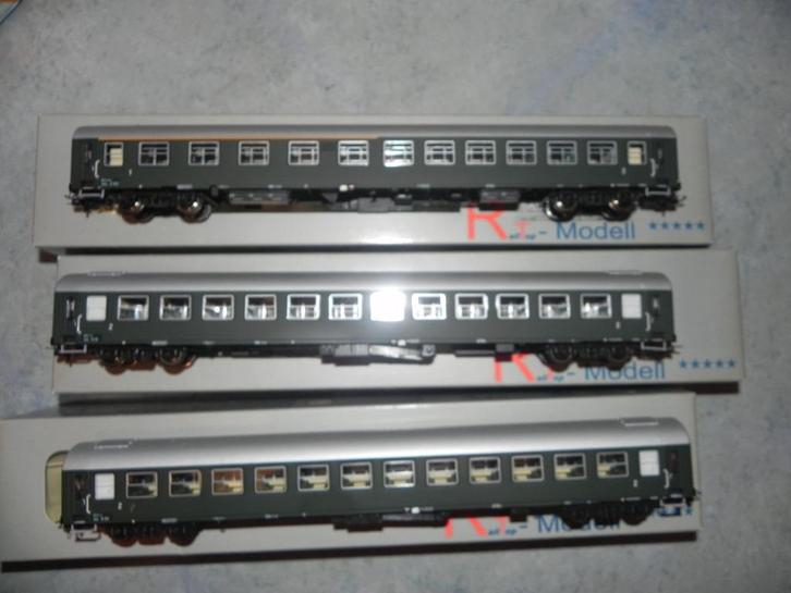 RAILTOP H0 82001 Set OeBB ÖBB 3 voitures UIC-X ep.III, Hobby en Vrije tijd, Modeltreinen | H0, Zo goed als nieuw, Treinset, Gelijkstroom of Wisselstroom