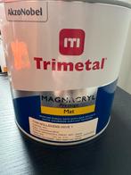 Trimetal Mat Wit RAL 9016, Doe-het-zelf en Bouw, Verf, Beits en Lak, Ophalen, Zo goed als nieuw, Wit, Verf