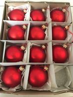 Kerstballen 11st Rood (breekbaar), Diversen, Ophalen of Verzenden, Zo goed als nieuw
