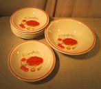 6 Prima Spaghetti Borden + Grote Kom, Huis en Inrichting, Ophalen of Verzenden, Zo goed als nieuw, Bord(en)