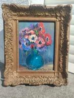 huile sur panneau fleur signe Walter Jonckheere, Enlèvement ou Envoi