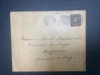 Brief nr186 varieteit punt onder linker c lager 1921 Brussel, Timbres & Monnaies, Lettres & Enveloppes | Belgique, Lettre, Enlèvement ou Envoi