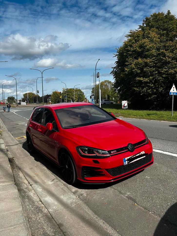 Golf 7.5 gti performance, a vendre ou a échanger., Autos, Volkswagen, Particulier, Golf, Alarme, 5 portes, Rouge, Tissu, Enlèvement