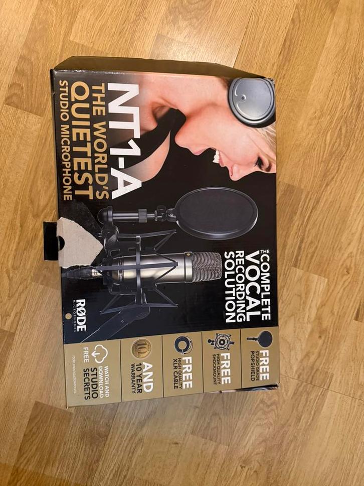 RODE NT1-A recording kit / microphone, Muziek en Instrumenten, Microfoons, Zo goed als nieuw, Ophalen