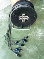 Haspel met multikabel voor 8 microfoons, Muziek en Instrumenten, Ophalen, Zo goed als nieuw