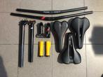 MTB sturen, zadels, stuur en zadelpennen aangeboden, Vélos & Vélomoteurs, Vélos Pièces, Enlèvement, Comme neuf, VTT, Guidon