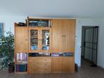 Wandmeubel massief hout. Met tv kast., Huis en Inrichting, Kasten | Wandmeubels, Ophalen, Gebruikt