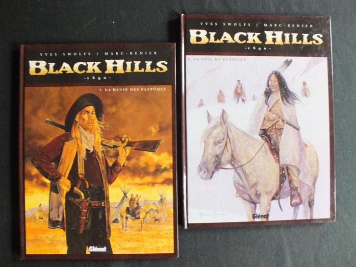 BLACK HILLS, 1890/2 ALBUMS EO/. EDITIES GLENAT, Boeken, Stripverhalen, Zo goed als nieuw, Complete serie of reeks, Ophalen of Verzenden