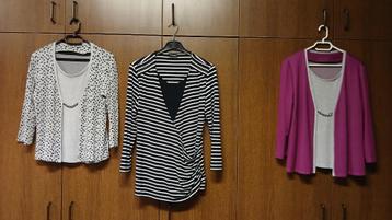 dames blouse-3 stuks - M - in zeer goede staat-12 euro /stuk beschikbaar voor biedingen
