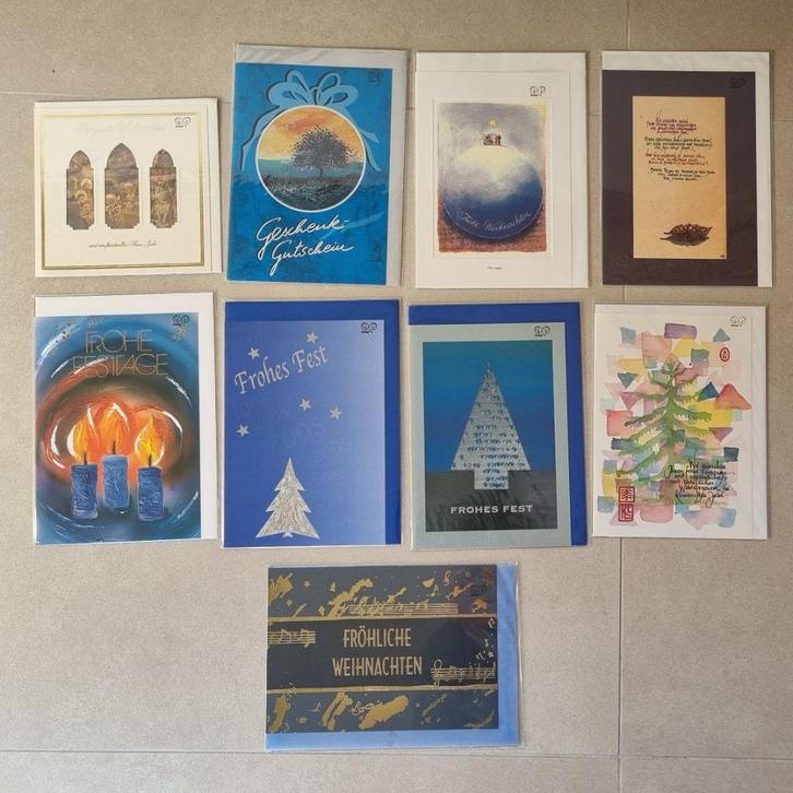 9 wenskaarten Kerst Duitstalig Artoz A5 (set 5), Diversen, Wenskaarten, Nieuw, Ophalen of Verzenden