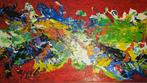 Groot olie werk van Karel Appel, Ophalen