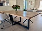 Massief houten eettafel - Charrell home interiors, Ophalen, 100 tot 150 cm, Eikenhout, 200 cm of meer