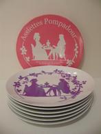 Set porselein borden van La Chaise Longue decor POMPADOUR, Ophalen, Nieuw, Bord(en), Overige stijlen