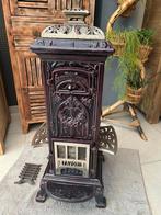 Poêle en fonte émaillée des années 1920, Enlèvement