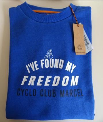 Pull neuf, sweat, en coton. XXL. Marque: Cyclo Club Marcel