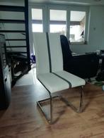 chaises de living, Maison & Meubles, Enlèvement, Utilisé, Blanc