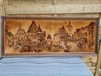 grand cadre ancien en broderie, Ophalen