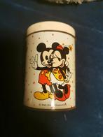 Oude spaarpot van Mickey and mini mouse (1970), Verzamelen, Ophalen of Verzenden, Zo goed als nieuw, Metaal of Blik, Strip- of Tekenfilmfiguur