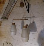 Lampe à suspension vintage style scandinave, Maison & Meubles, Lampes | Suspensions, Utilisé, Enlèvement ou Envoi, Verre