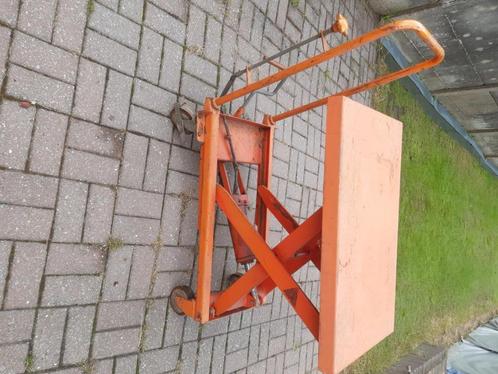 Heftafel 500 Kg (verrijdbaar), Doe-het-zelf en Bouw, Transportwagens, Gebruikt, Transportkar, Ophalen
