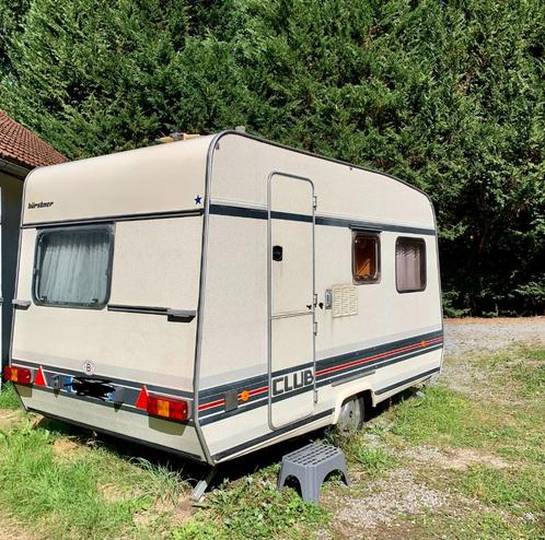 Caravan Burstner 4 personen, Caravans en Kamperen, Caravans, Particulier, tot en met 4, 500 - 750 kg, Treinzit, Bürstner, Omvormbare zithoek