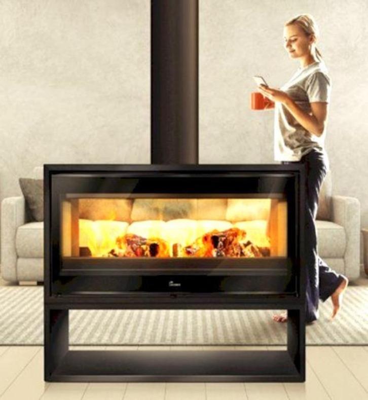 SALE Doorkijkhaard/ Tunnelhaard van Lacunza type Verona 1003, Doe-het-zelf en Bouw, Verwarming en Radiatoren, Nieuw, Kachel, Ophalen of Verzenden