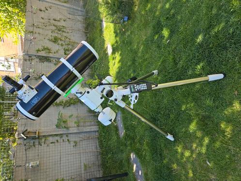 Sky‑Watcher 150/750 Newton + HEQ5 Pro GoTo – Complete set, Audio, Tv en Foto, Optische apparatuur | Telescopen, Zo goed als nieuw