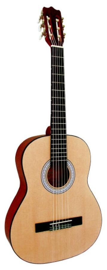 Klassieke gitaar 3/4 + muziekschoolset beschikbaar voor biedingen