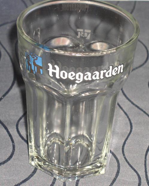 Bierglas Hoegaarden 16,5 cm hoogte, Verzamelen, Biermerken, Gebruikt, Glas of Glazen, Overige merken, Ophalen of Verzenden