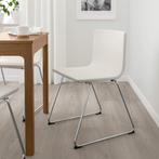 Lederen stoelen Ikea, Huis en Inrichting, Stoelen, Vijf, Zes of meer stoelen, Leer, Ophalen of Verzenden, Wit