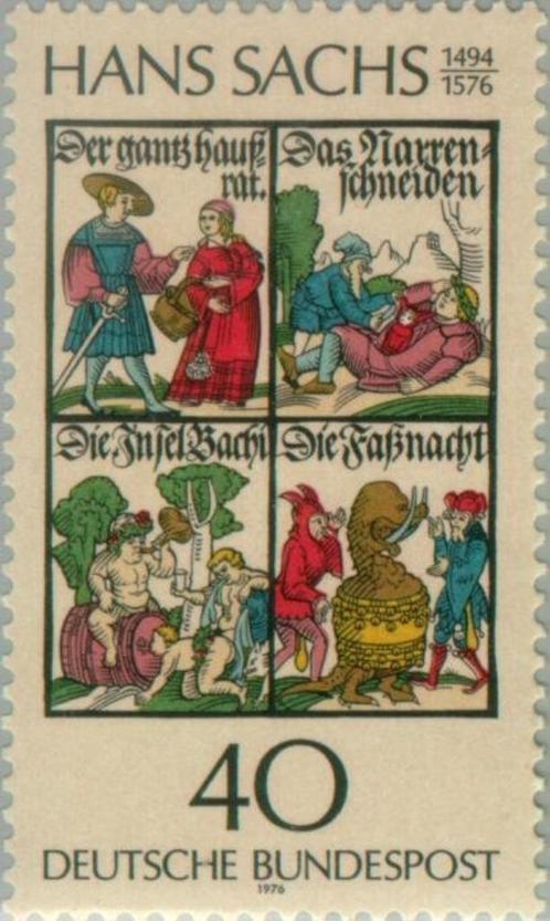 Y&T 726 - Michel 877 - Hans Sachs - 1976 - postfris XXX, Postzegels en Munten, Postzegels | Europa | Duitsland, Postfris, BRD