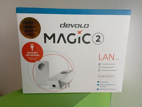 Adaptateur réseau CPL Devolo Magic 2 LAN 1-1-2 Starter Kit, Computers en Software, Powerlines, Nieuw, Ophalen of Verzenden