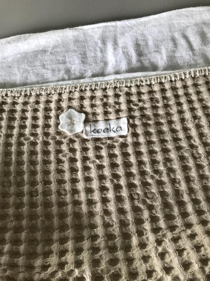 Koeka toebehoren bed en box baby 8 delig set, Kinderen en Baby's, Babyparken, Gebruikt, Rechthoekig, Boxkleed, Ophalen